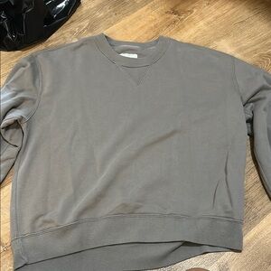 Abercrombie & Fitch Heather Gray Sweatshirt